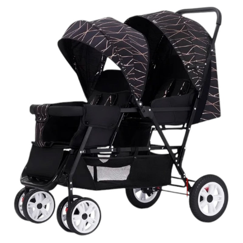 Poussette Double Pliable
